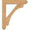 Ekena Millwork Legacy Arts and Crafts Smooth Bracket w/ Offset Brace, Western Red Cedar, 7 1/2"W x 38"D x 44"H BKT0806X38X44LEC03SWR - alternate 3